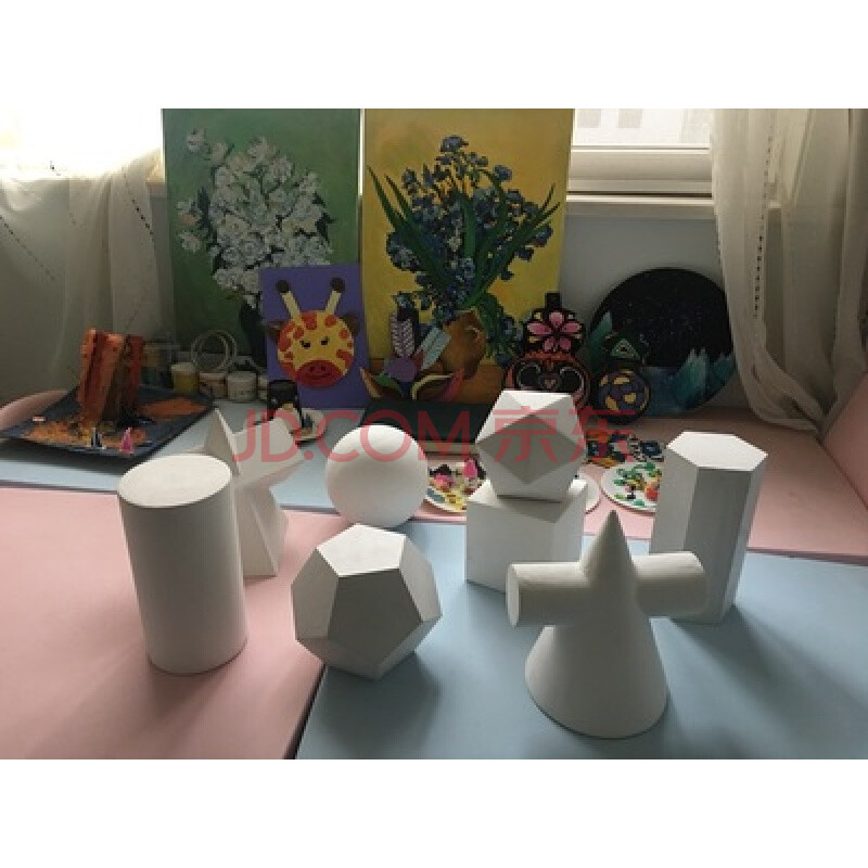 石膏大號幾何體組合模型 藝考素描教學(xué)的必備教具